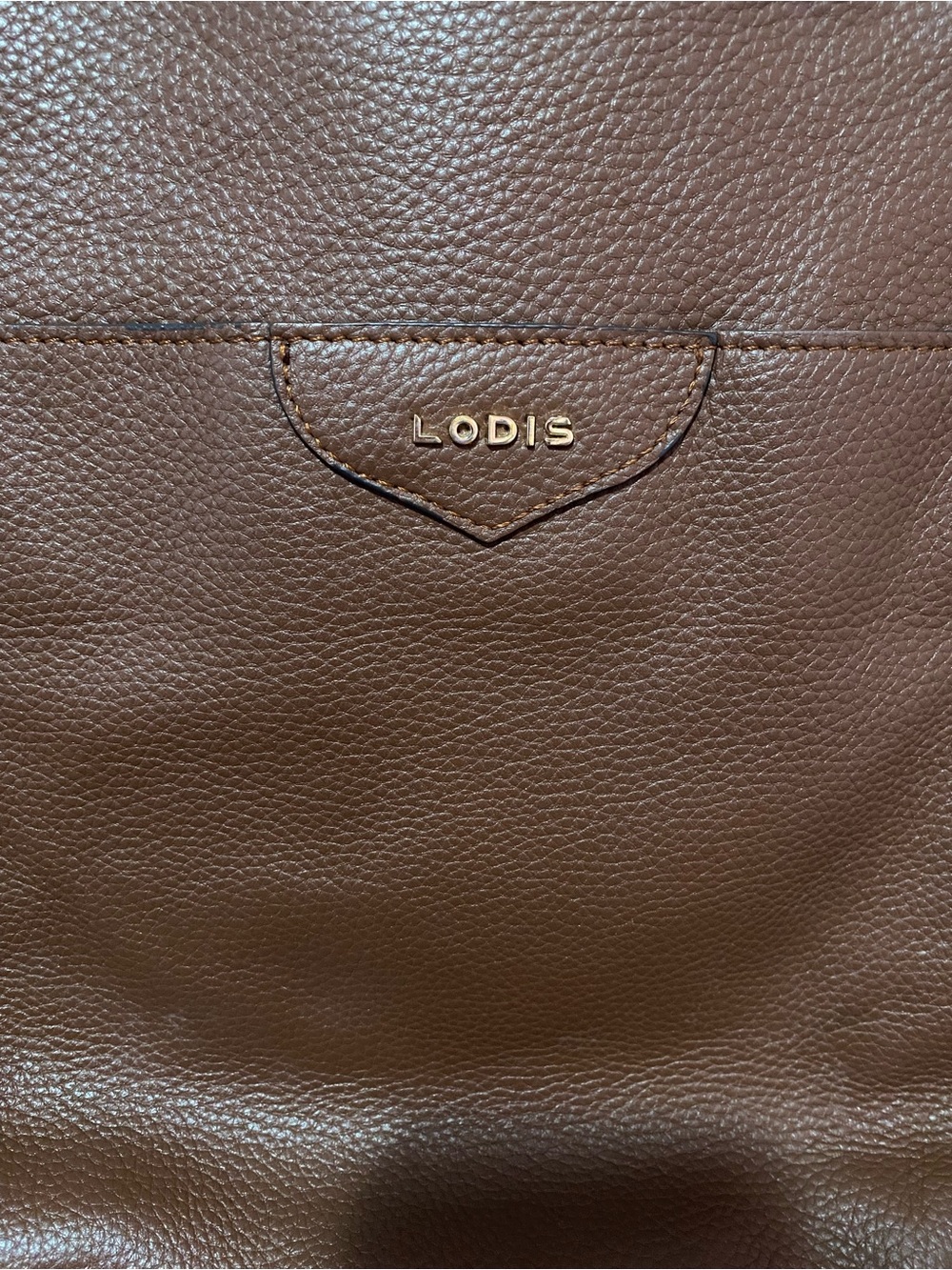 Lodis Large Brown Leather Tote Bag Women’s Tote Bag - Picture 2 of 16